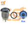 12 mm 12-24V Ring Light Push Button Metal Horn type Switch with Blue indicator